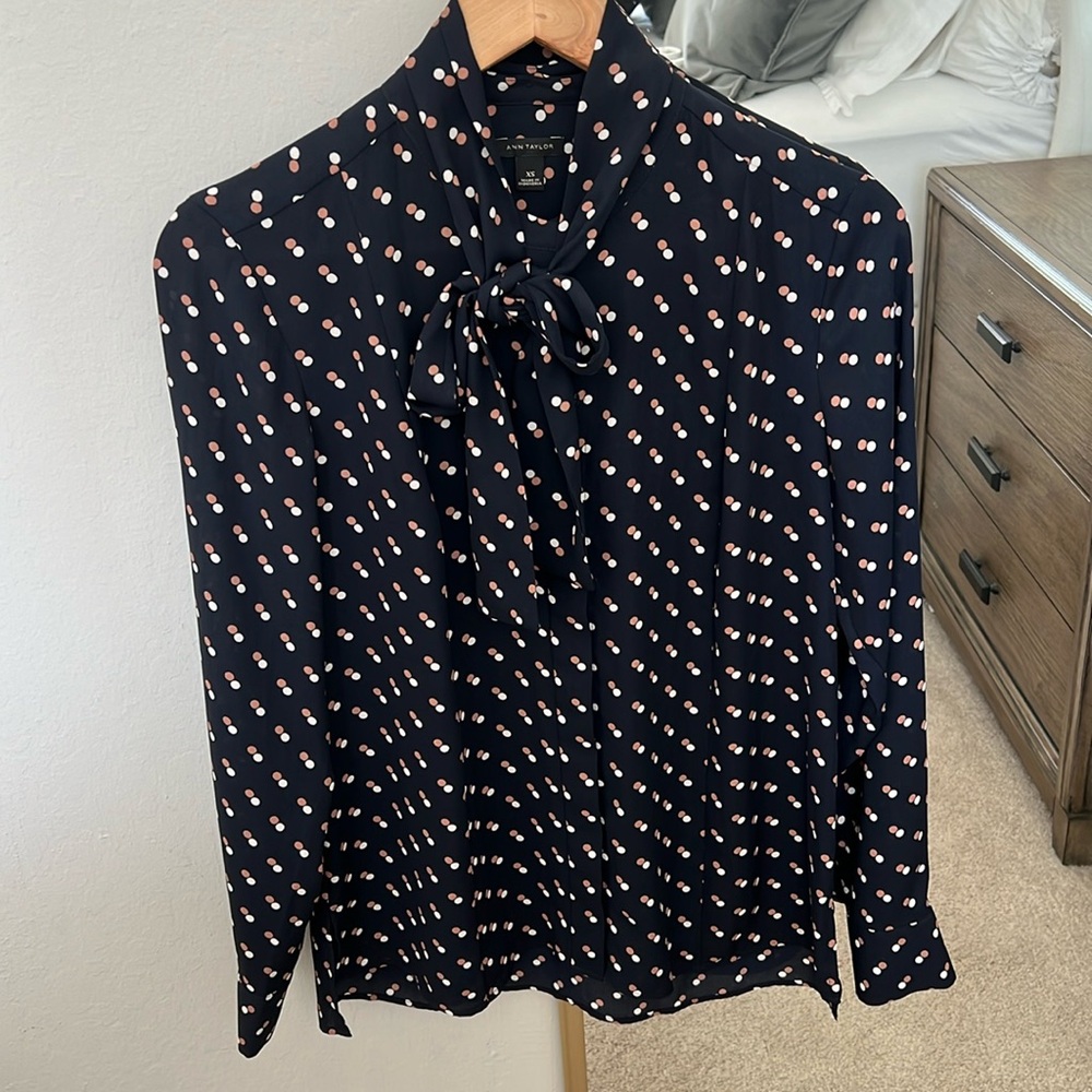 Ann Taylor Long Sleeve Blouse